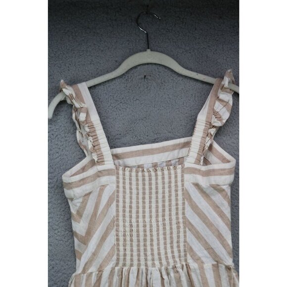 Draper James Strappy Linen Blend Jumpsuit-Size XS-Pockets - Picture 15 of 15